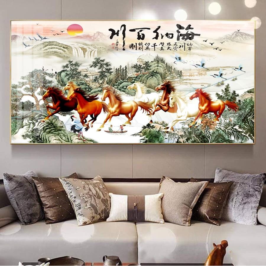 Tranh Phong Thủy Treo Tường Thu Hút Tài Lộc Và May Mắn Theo Mệnh